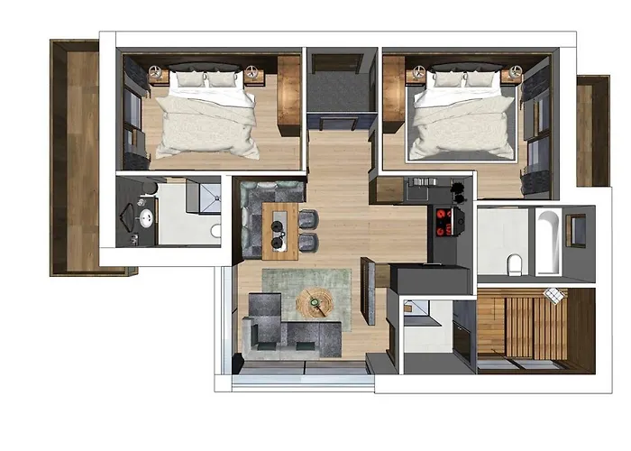 Chalet's Alpenjuwel 图克斯