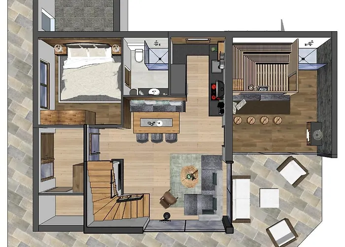 Chalet's Alpenjuwel 木屋 *